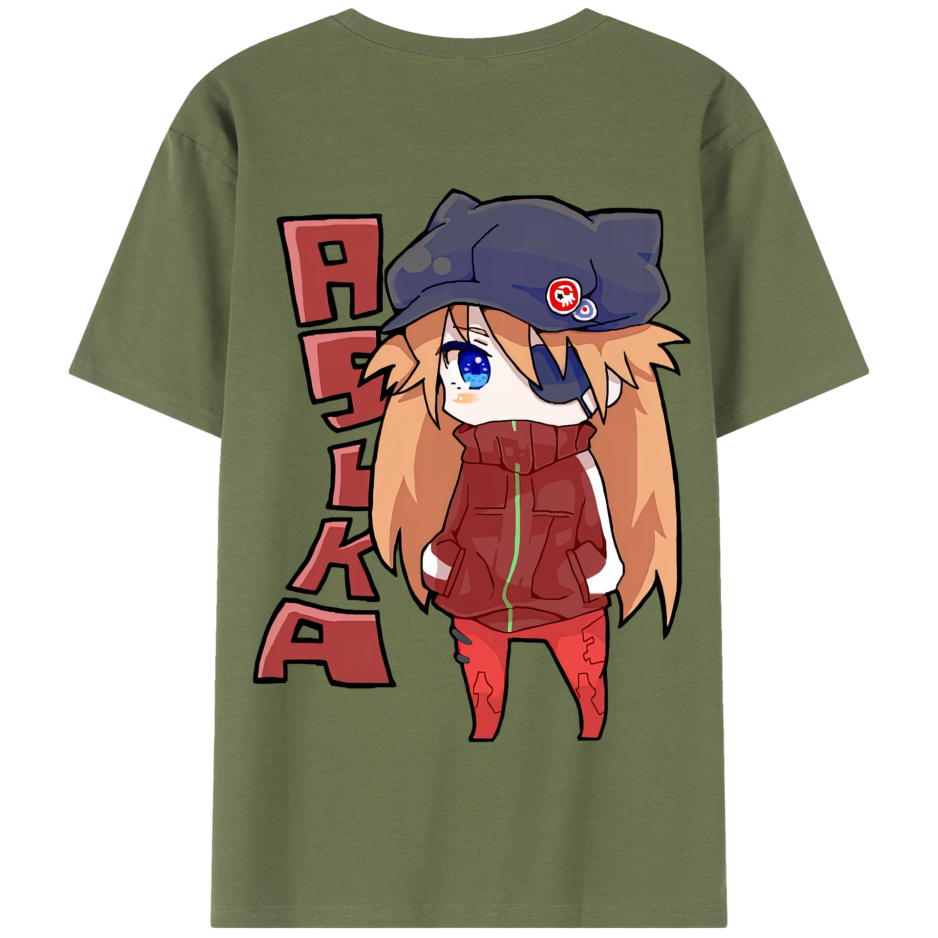 （画像用） EVA 新世紀エヴァンゲリオン 綿100％半袖Tシャツ（背面プリント）